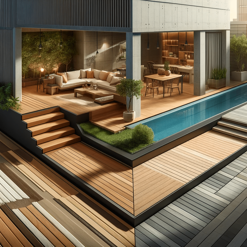 Patio con pisos deck de WPC y PVC | Everdeck