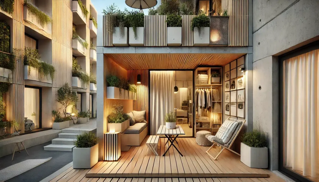 Terraza moderna con deck y elementos sostenibles | Everdeck